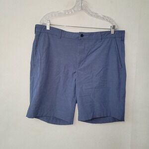 Izod Shorts Mens 38 Blue Straight‎ Stretch Performance Golf 8.5" Active Tennis